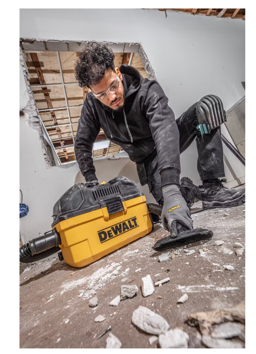 DeWalt Aspirateur eau et poussières DXV15TA - 15 litres - 1100 W - Design boîte à outils - Avec fonction soufflage