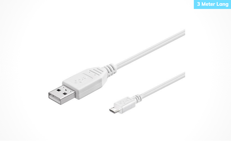 MOTION Câble micro USB 3 m pour store Soluna