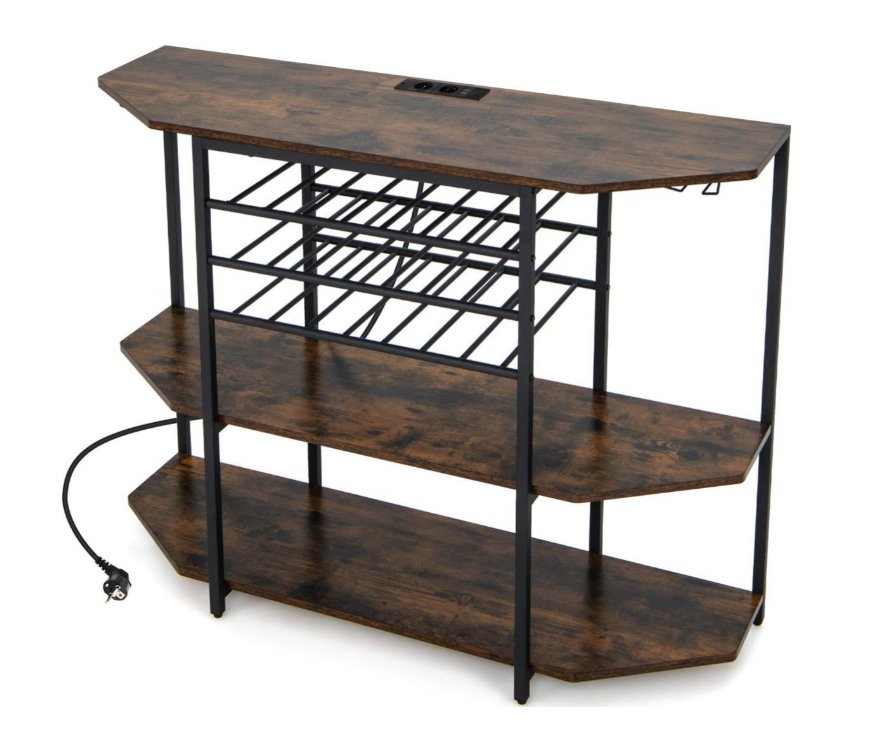 étagère coast - 3 niveaux - marron