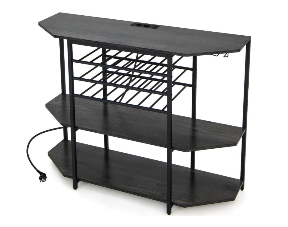 coast rack cabinet - 3 layers - black