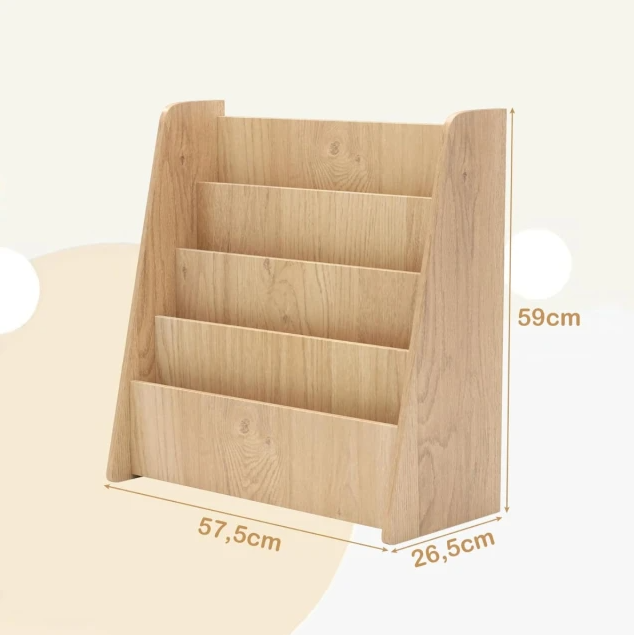 Bibliothèque pour enfants Coast - 4 niveaux avec design ouvert et construction solide