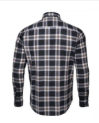 Lahti Pro Flannel Shirt Padded - Navy Blue - 2XL - Vêtements de travail chauds et confortables pour les mois froids
