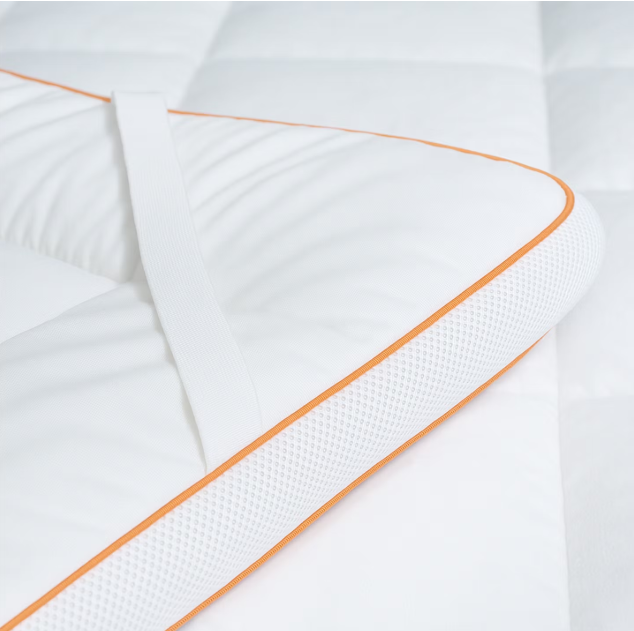 Zydante - Surmatelas en laine polaire - 160 x 200 cm & avec élastiques - Offre une chaleur supplémentaire et un confort de sommeil - Lavable et respirant - Polyester blanc