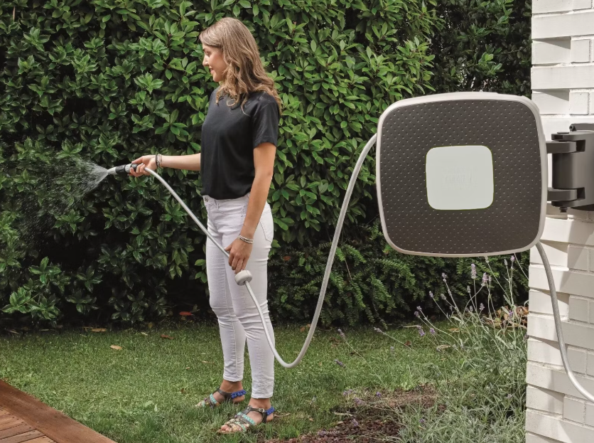 GF Rewall Style Wall Hose Box 35m x 1.5m - Gris - Automatiquement rétractable