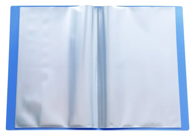 DiscountOffice Show album A4 20 sacs et porte-couvertures Bleu 305x230x15mm