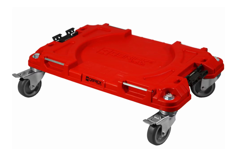 Qbrick System Pro Tiroir Atelier 4 Rouge - 525 x 345 x 885 mm
