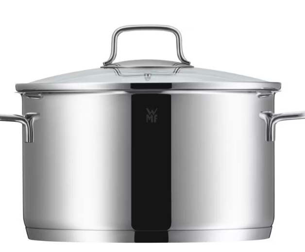 WMF Astoria Pans Set - Lot de 5 - Acier inoxydable 18/10 - Pour toutes les sources de chaleur - Couvercles inclus