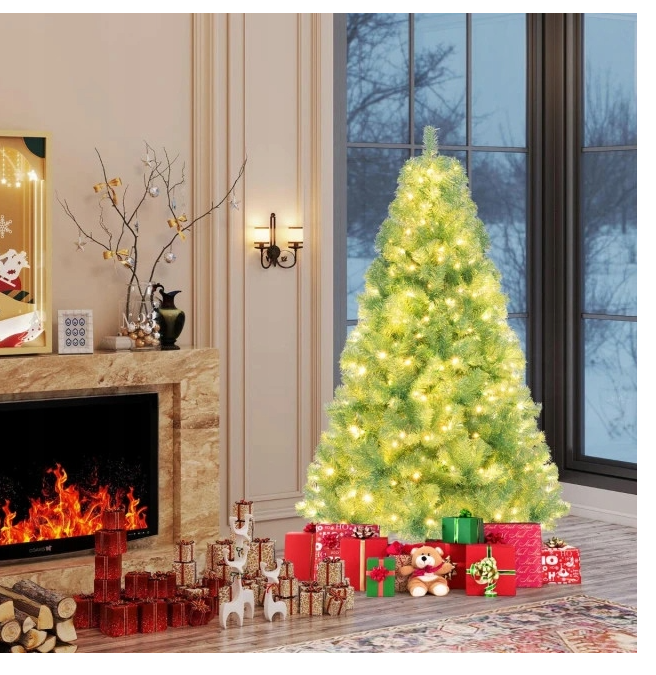 Coast - Arbre de Noël artificiel CM25183DE-GNS - 180 cm - Vert avec 688 branches et 250 lumières LED - Pour l'intérieur - pliable et décoratif