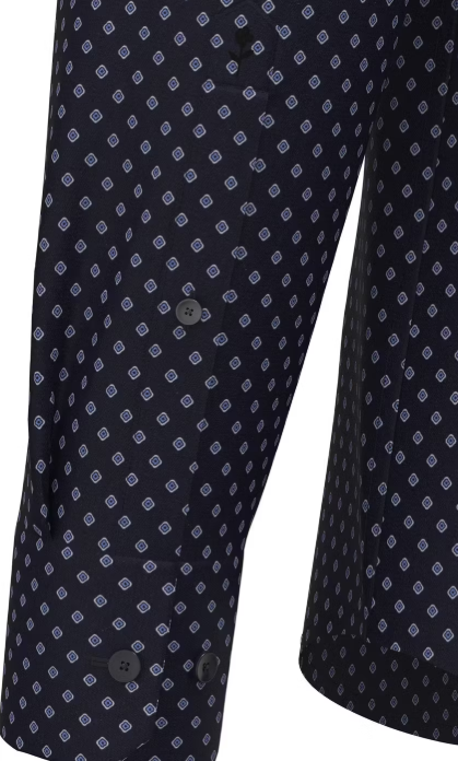 Seidensticker Kent Business Shirt Regular Fit - Taille 39 - Manches extra longues SLV7 - Bleu marine