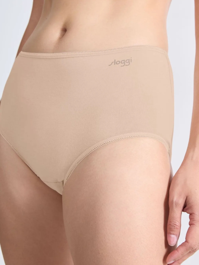Sloggi Pure Comfort H Maxi Briefs Ladies - 3-Pack - Skin - size XL