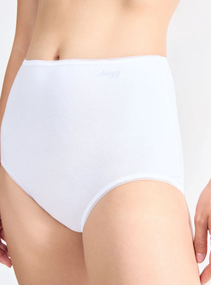Sloggi Pure Comfort H Maxi Briefs Ladies - 3-Pack - White - M