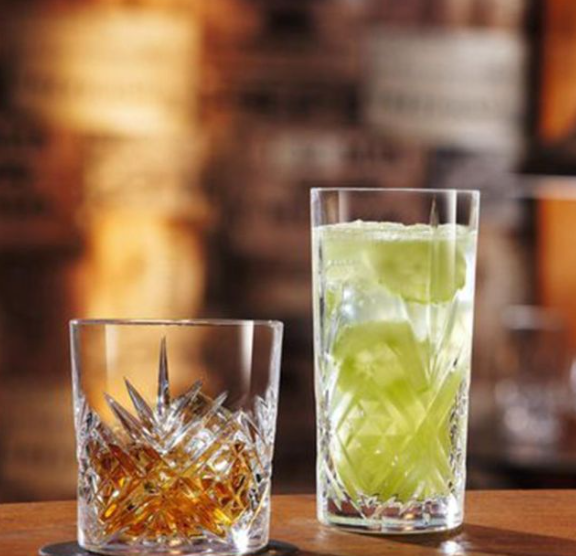 LUMINARC Verre à boire Eugène 38 cl - double paroi, verre transparent