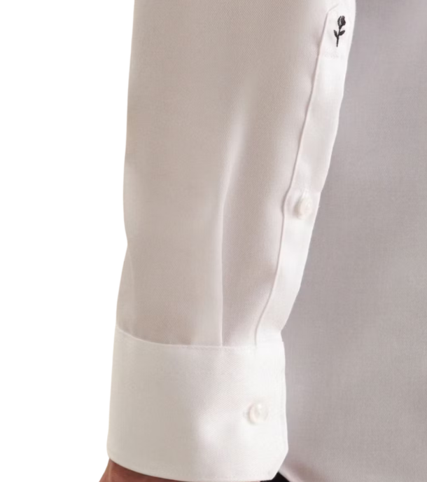 Seidensticker New Kent Business Shirt - Blanc - Taille 40 - Longueur de manche normale - 100% coton