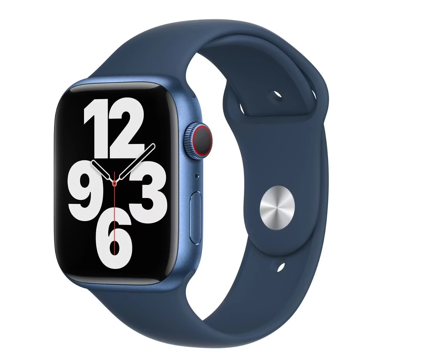 Apple Watch Sport Band | 45 mm | Abyss Blue | Fluoroelastomer | Convient pour 44/45/46/49 mm