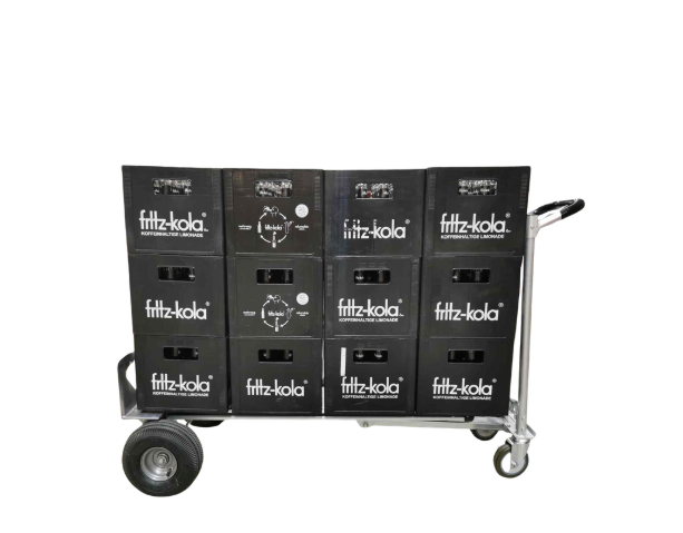 Westerholt Aluminium Multifunctional Trolley 3-in-1 - Capacité de charge de 300 kg - Transformable en chariot de transport - Pneus et roulettes pneumatiques