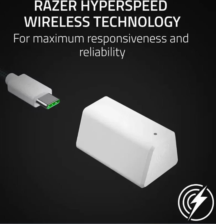 Casque de jeu sans fil Razer Blackshark V2 Hyperspeed | Remis à neuf - blanc