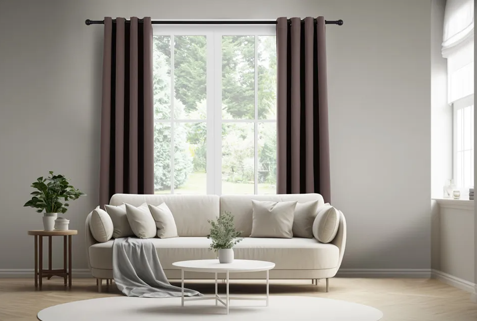 Home & Comfort Rideaux occultants - Taupe foncé - 150x250 cm
