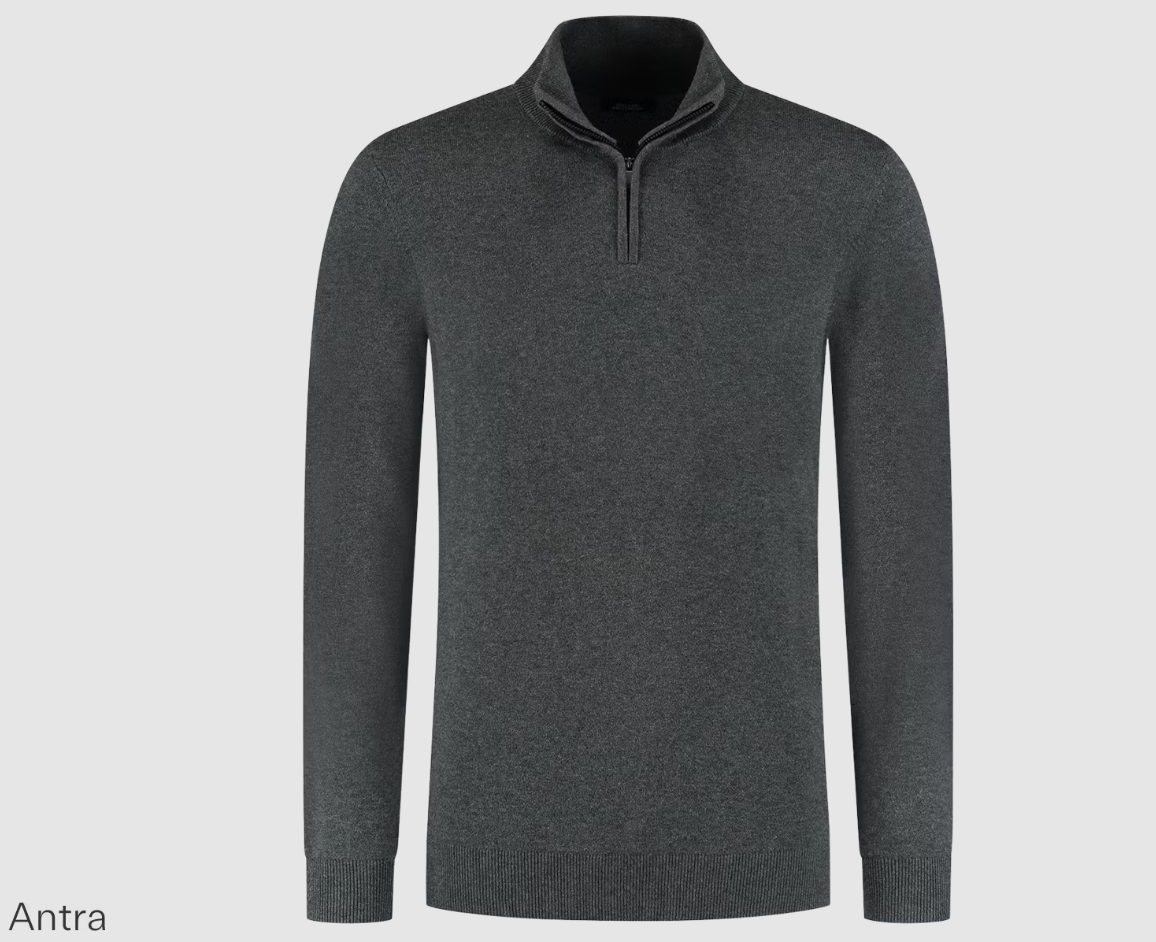 Boston Brothers Half Zip Pullover | Hommes - Taille L - Antra