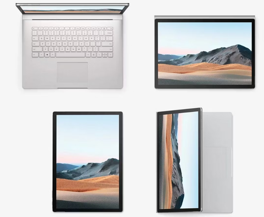 Microsoft Surface Book 3 - 13,5 pouces - i5 - 8 Go - 256 Go SSD - Platine