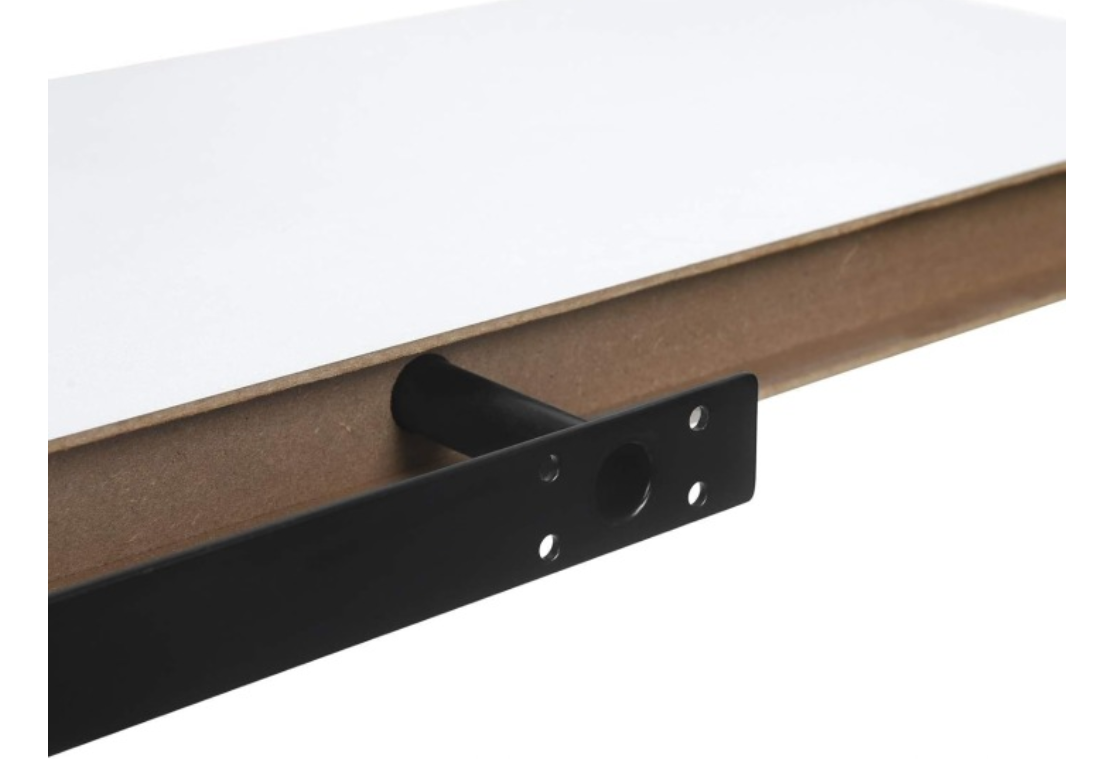 eSituro SWS0196 - étagère murale flottante - MDF blanc - 60 x 23 x 3,8 cm