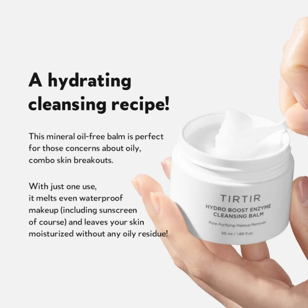Tirtir Hydro Boost Enzyme Cleansing Balm Mini 9ml - Hydratation et nettoyage en profondeur