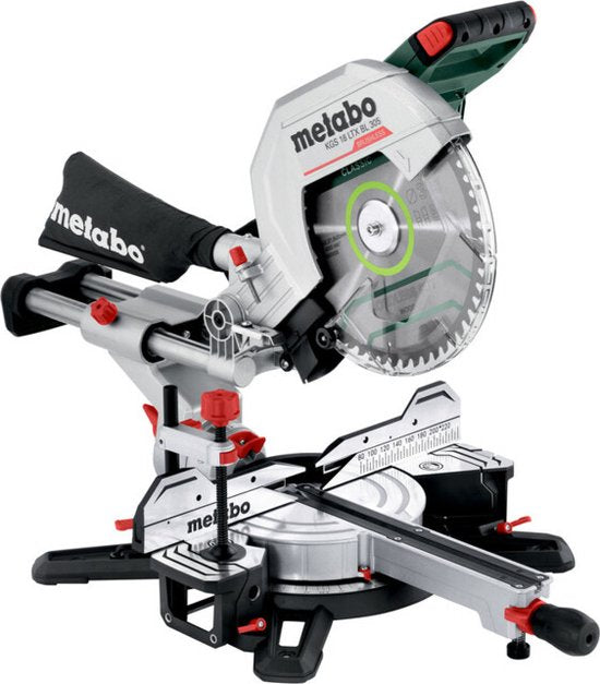 Metabo KGS 18 LTX BL 305 - Scie à tronçonner sans fil - Moteur brushless puissant - Precision Cut Line