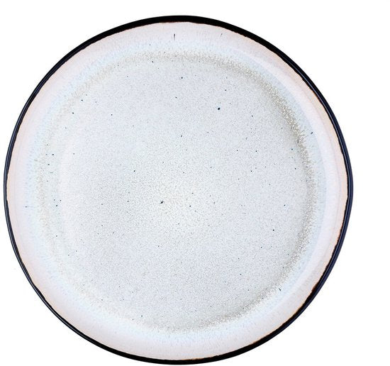 assiette IRIS Ø26cm - 6 pièces - Blanc ivoire