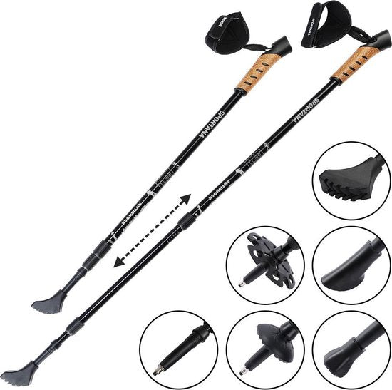 Sportana Bâtons de marche nordique Sportana - gris