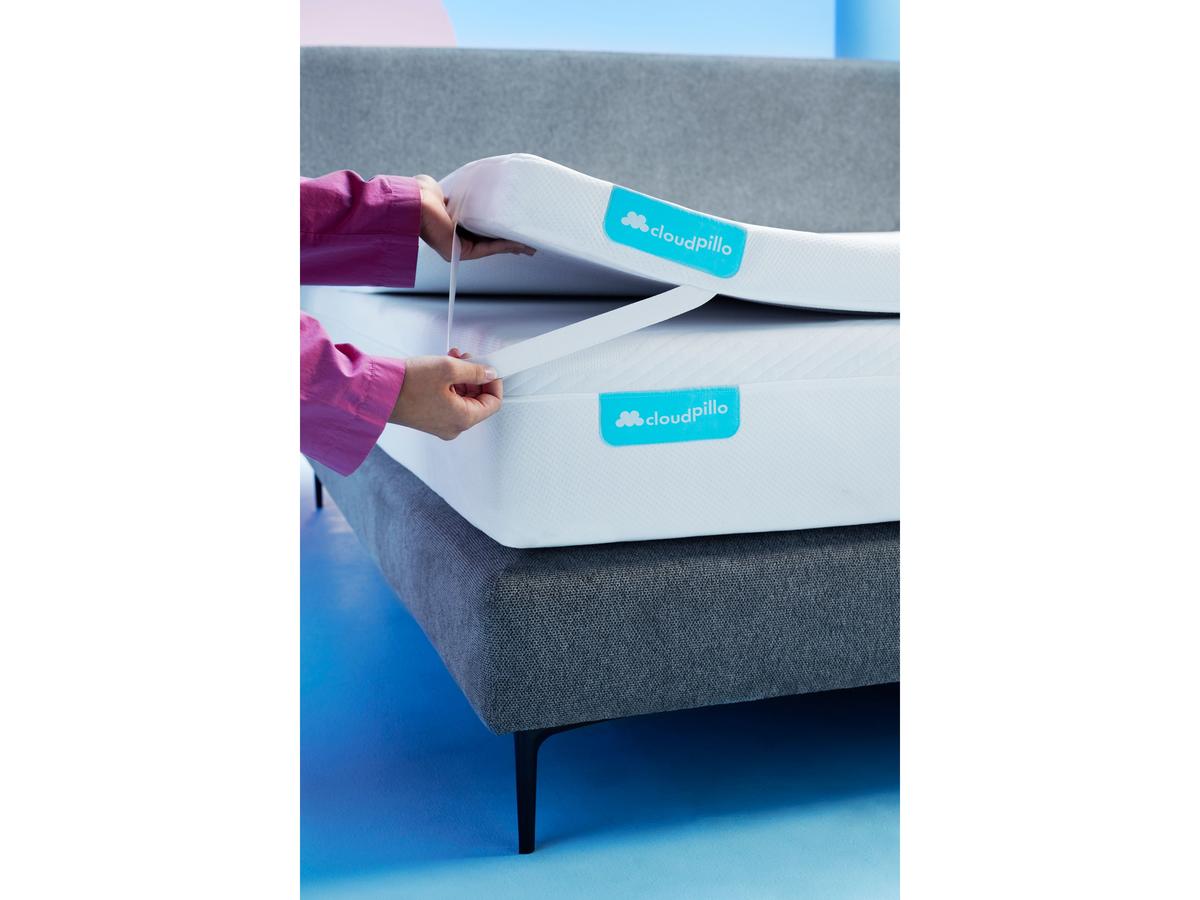 Cloudpillo Topper The Original - Surmatelas confortable - 180 x 210 cm - Blanc