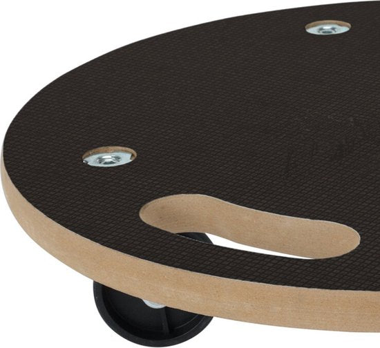 FX Tools Chariot de déménagement/chien - roulette pour meubles sur roulettes - poignée - MDF - 200 kg - dia 38 cm