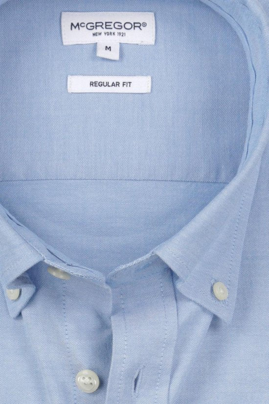 McGregor Shirt Oxford Stretch Mm999 6001 01 2001 Light Blue Hommes Taille - M