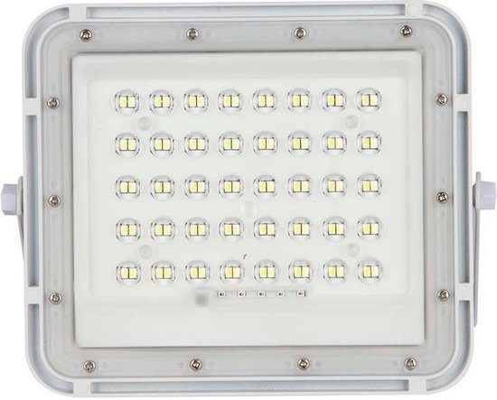 V-TAC VT-40W-W Projecteur solaire | IP65 Waterproof | Blanc | 6W | 400 Lumens | 4000K