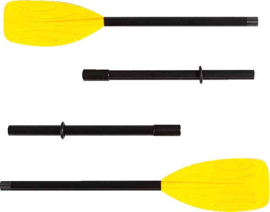 Kit de bateau Intex Challenger 2 - 236 x 114 x 41 cm - Pagaies et pompe incluses