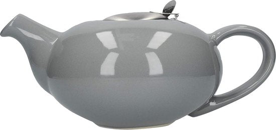 Théière - London Pottery - avec tamis, céramique 0.9 L - Pebble - gris clair