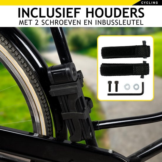 DUNLOP Cadenas pour vélo - Cadenas pour scooter - Cadenas pliable - Cadenas avec 3 clés