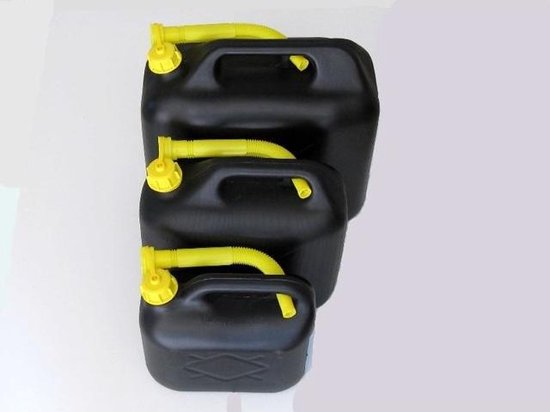Jerrican All Ride - 20 l - avec bec verseur - noir - pour essence