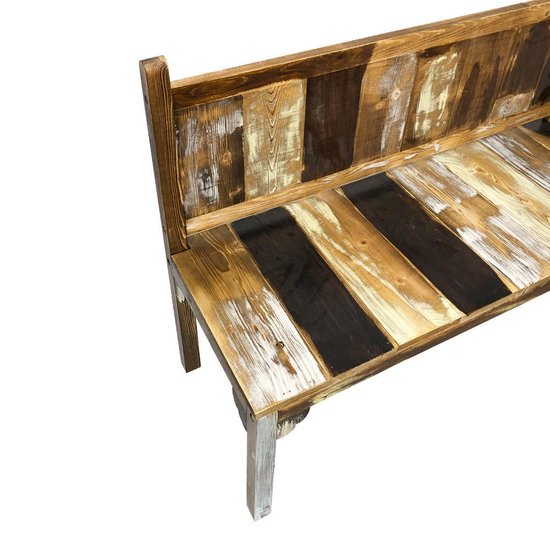 banc d'enfant jardin Scrapie recyclé scrapwood scrapwood design style 100 cm de large