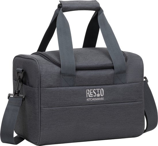 Sac isotherme - Resto - 14L - Résistant à l'eau - Sangle de transport - Gris foncé
