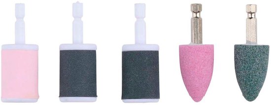 Kit de manucure électrique Grundig 5-en-1 - Kit de manucure pour les mains et les pieds - Appareils de pédicure électriques avec 5 embouts - Kit compact pour la maison et les voyages