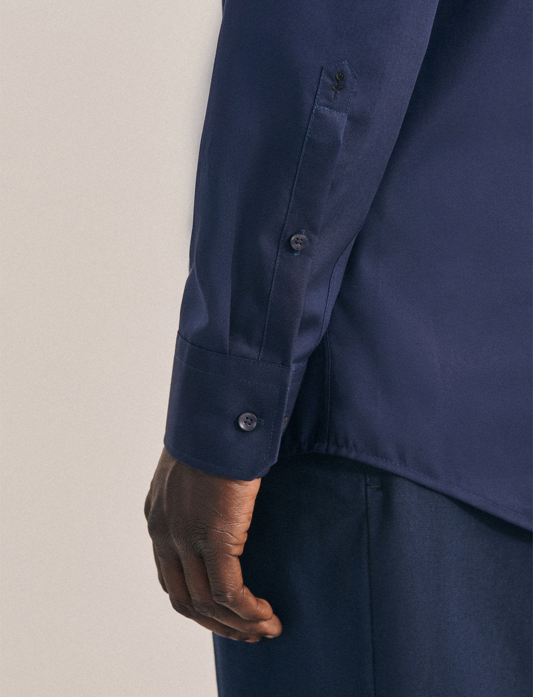 Seidensticker - XS - Chemise de bureau - Patch Kent12 - Bleu foncé