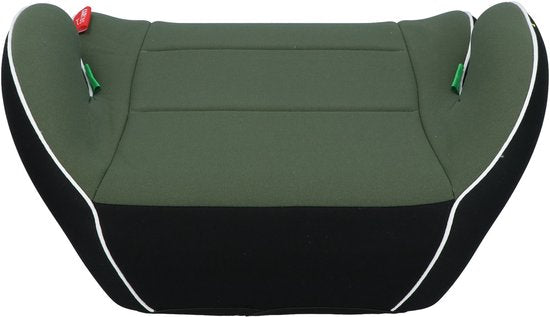 Rehausseur Carkids I-Size Sam - Conforme à la norme I-Size R-129 - Pour les enfants mesurant entre 125 et 150 cm – Housse amovible et lavable - Installation flexible – Vert/Noir
