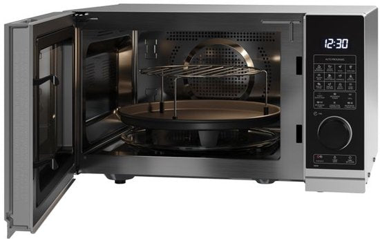 Micro-ondes combiné Sharp YC-PC254AE-S avec grill et four à convection - 900 W - 25 litres - argent