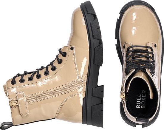 Bullboxer Aaf504f6s Bottes vétérinaires - Bottes à lacets - Filles - Taupe - Taille 37