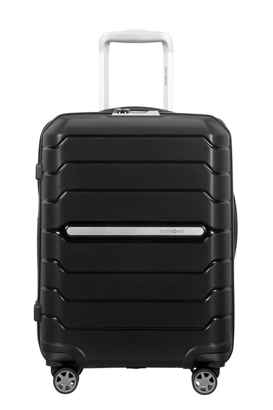 Samsonite Travel Suitcase - Flux Spinner 55/20 Expandable (Hand Luggage) Noir