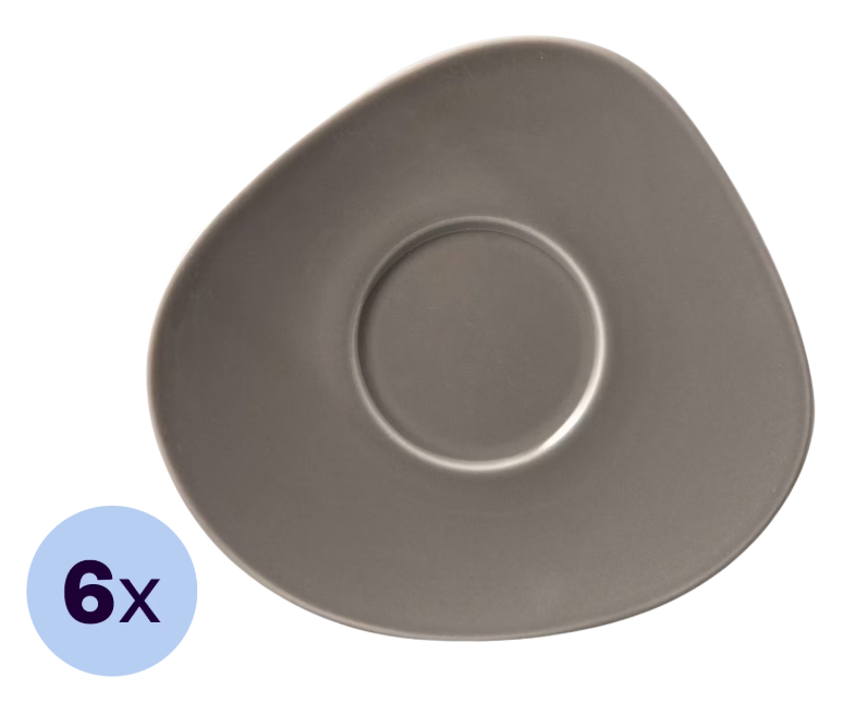 6x Like by Villeroy & Boch Tasse à café en terre cuite bio | 17.5 cm