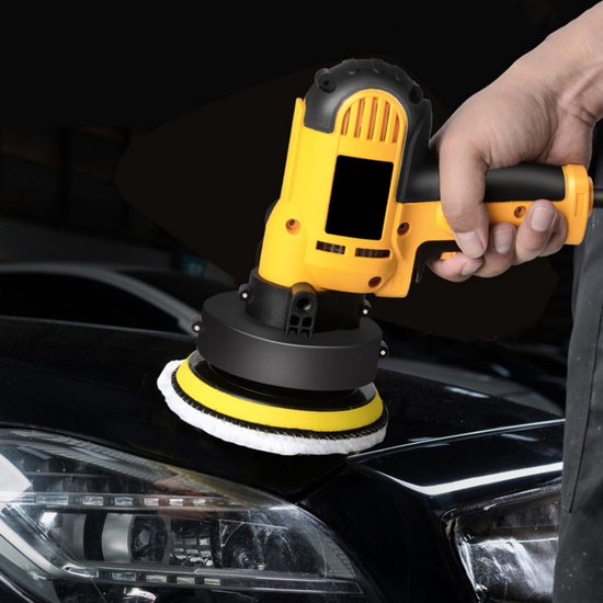 Gtrise Polisher - Polisseuse voiture - 6 disques de polissage - 1400W puissant - Polisseur - Avec Ebook