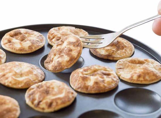 Poêle à poffertjes Bestron - APFM700W - 800 W - Appareil à poffertjes - Électrique - Blanc - Garantie de 5 ans