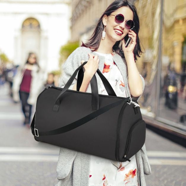 Bagage à main et sac à vêtements 2-In-1 - Coast - 50 Litres - Waterproof PU - Noir