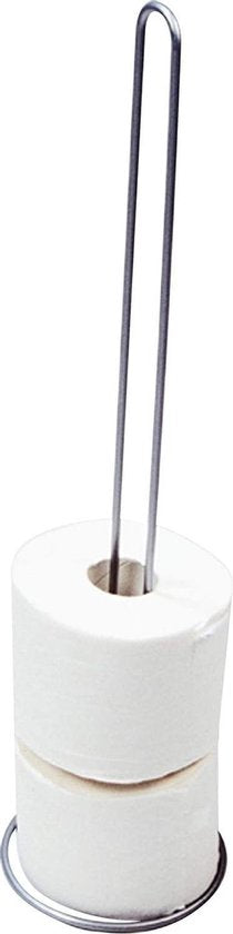 WENKO Porte-rouleau de rechange « Exclusif » en acier chromé 14 x 56 cm - Porte-rouleau de papier toilette - Porte-rouleau WC - Porte-rouleau de papier toilette - Porte-rouleau