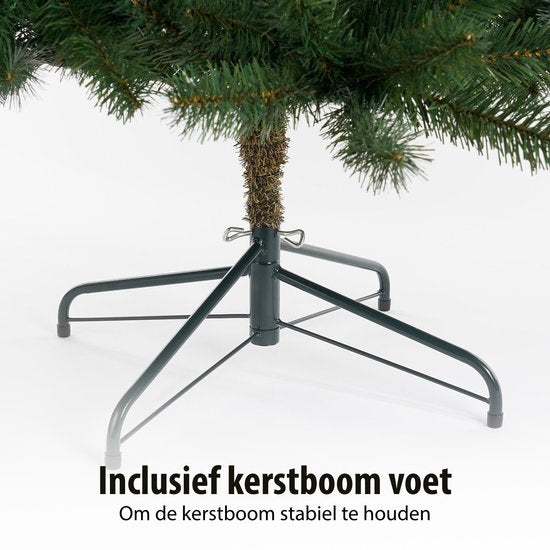 Black Box Trees Toronto Deluxe - Sapin de Noël artificiel au volume généreux et doté de 1 562 branches - Décoration de Noël d'intérieur - Structure à charnières pour un montage rapide - H 230 x Ø 155 cm - Vert